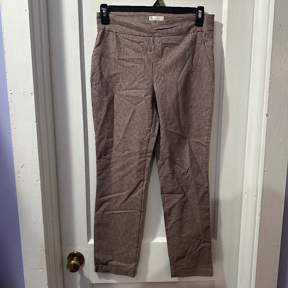 Eliane Rose Houndstooth Pattern Dress Pants In 6